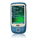 t3238 + Windows Mobile 6.5 GPS WiFi java Quadband Bluetooth Touchscreen Handy blau (2GB TF Karte und Ledertasche) (sz04581431)