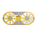 opvouwbare grote 2-fan gekanteld laptop cooling pad (usb powered)