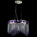 Crystal Purple 5-light Pendant(0863-4566)