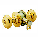 High Quality Solid Brass Keyed Entry Door Knob Lock (0799-6082PB-ET)