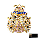 Luxurious Coccinella Septempunctata Jewelry USB Flash Drive - Optional Memory From 2 GB to 16 GB (SMQ4636)