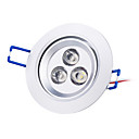 3W 220-250LM White Ceiling Lamp/Down Light With LED Driver (85-265V)
