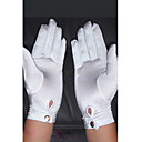 witte handschoenen van de knop ontwerp / sexy kostuums / dames handschoenen (0804bd018-0728)