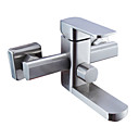 einzigen Handgriff Nickel gebürstet wandmontieren Badewanne Hahn (0913-B-3006)