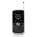 D9000 Quad-Band Dual-Karte fm QWERTY-Tastatur bar Handy schwarz (2GB TF Karte) (sz05440602)