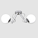 Modern Ceiling Light with 2 lights - Ball Shape Design (Glass Shade)