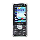 toshibo V128 tri band dual doppia scheda tv fm bluetooth fotocamera piatto touch screen del telefono cellulare nero (2GB TF card) (sz05151160)