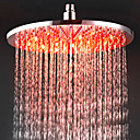 12 Inch Chromed Brass LED Rain Shower Head (0913 -8109)