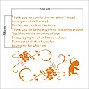 Decorative Wall Sticker  Love verses2(0565 -4652)