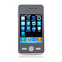 w002 wifi java quad-band dual sim dual camera tv fm Worldphone touch-screen mobiele telefoon wit (2GB TF-kaart)