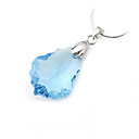 Shining Crystal And 925 Sterling Silver With Platinum Plated Pendant,More Colors Available