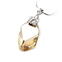 Shining Crystal And 925 Sterling Silver With Platinum Plated Pendant. More Colors Available