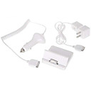 3-in-1 AC-adapter + mini oplaadstation + autolader voor Apple iPad