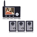 3.5 Inch Screen Wireless Visual Intercom System With 3 Transmitters (0760-YG-3-0909)