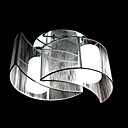 Modern Iron Chrome 2-light Glass Ceiling Light(0899-8021-2)