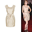 FASHION IDOLS Style / Lace Decorated Bows Sleeveless Round Neckline Dress / Women's Dresses (FF-1802BG002-0736)