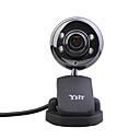 8,0 megapixel usb webcam + mikrofon (sort)