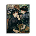 esticada meninas artesanais em pintura ,1881-1882 preta por Pierre-Auguste Renoir (0192-ycf103065)