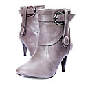 Top-Qualität pu oberen Mittelklasse Fersen Stiefel mit Riemchen Fashion-Schuh (0987 x3007-)