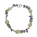 fantasía de hadas alice multigem collar de amatista (0975-z1003033)