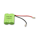 universal baterías interfaz de teléfono inalámbrico 2.4V 800mAh 2/3aa baterías recargables Ni-MH (2/3aa Ni-MH (2,4 V 800))