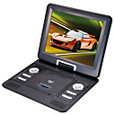 12,2 polegadas, leitor de DVD portátil com função TV, porta USB, 3-em-1 leitor de cartão, jogos (tra534)