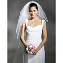 3 Layer Cathedral With Beading Wedding Veil