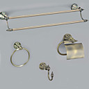 cuivre antique salle de bains 4-pièce accessoire fixe b (0605-1211 +1205 +1207 +1201)