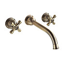 mélangeurs en bronze antique mur-Robinet lavabo 1099-ql22-07
