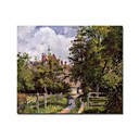 Stretched Handmade Saint-Martin,near Gisors Painting by Camille Pissarro (0192-YCF103933)