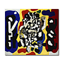 subacquei a mano allungata su uno sfondo giallo, 1941 dipinto di Fernand Léger (0.192-ycf104052)