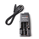 Universal lader for 18650 14500 18500 17670 17500 osv. oppladbare batterier (11190189)