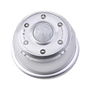 Infrared Sensor Motion Detect 6-LED White Light Wall Hanging LED Security Lamp (4xAAA)