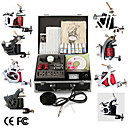 kit de tatouage pro 8 power tip canons aiguilles d'alimentation en encre la peau (ly298)