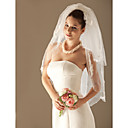 2 Layers Elbow Length Wedding Veil (TS032)
