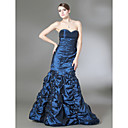 Trumpet/ Mermaid Sweetheart Strapless Floor-length Taffeta Prom/ Evening Dress