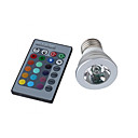 E27 3W RGB Light Remote Controlled LED Spot Bulb (110-240V)