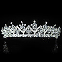 aleación preciosa tiara de la boda con diamantes de imitación de novia (0986-a2010052822s)
