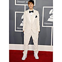 1 Button Peak Lapel Non-vented Groom Wear/ Tuxedo/ Men's Suit Jacket and Trousers