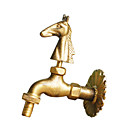 liquidación única manija de latón antiguo de montaje en pared grifo al aire libre 0870-322009