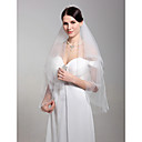 Two Layers Elbow Wedding Bridal Veil