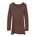 Longline V-Neck Cashmere Hoodie (4 colors)