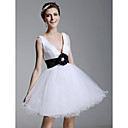 BRIONY - Robe de Cocktail Satin Tulle