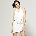 Back Open A-line Halter Cowl Neck Dress / Women's Dresses (FF-1801BF013-0853)