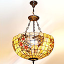 18 Inch Tiffany-style Cherry butterfly Shape Natural shell Material Inverted Pendant Light (0835-D8026)