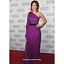Sequined Column One Shoulder Floor-length Evening Dress inspired by Rumer Willis