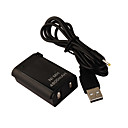 4800mAh oplaadbare batterij met usb-oplaadkabel voor de Xbox 360 draadloze controller