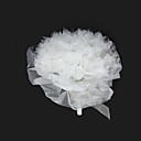 Elegant Organza With Rhinestone Round Wedding Bouquet/ Bridal Bouquet