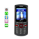 venta al por mayor cuatribanda dual sim teléfono celular + FM + bluetooth