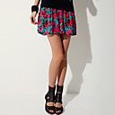 Women's Rose Print Skirt